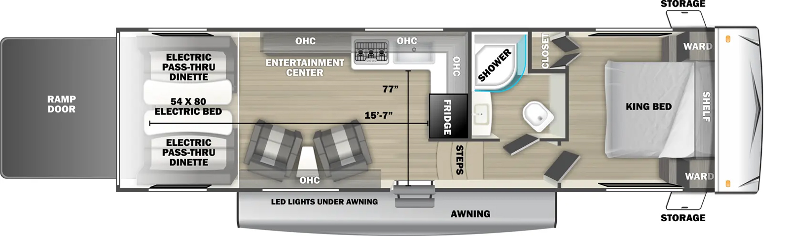 2710SRX Floorplan Image